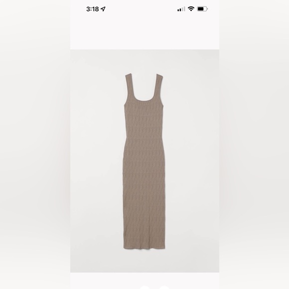 H&M 2-piece set NWT. Knit dress with bolero. Size S. Taupe colour. - Picture 1 of 8